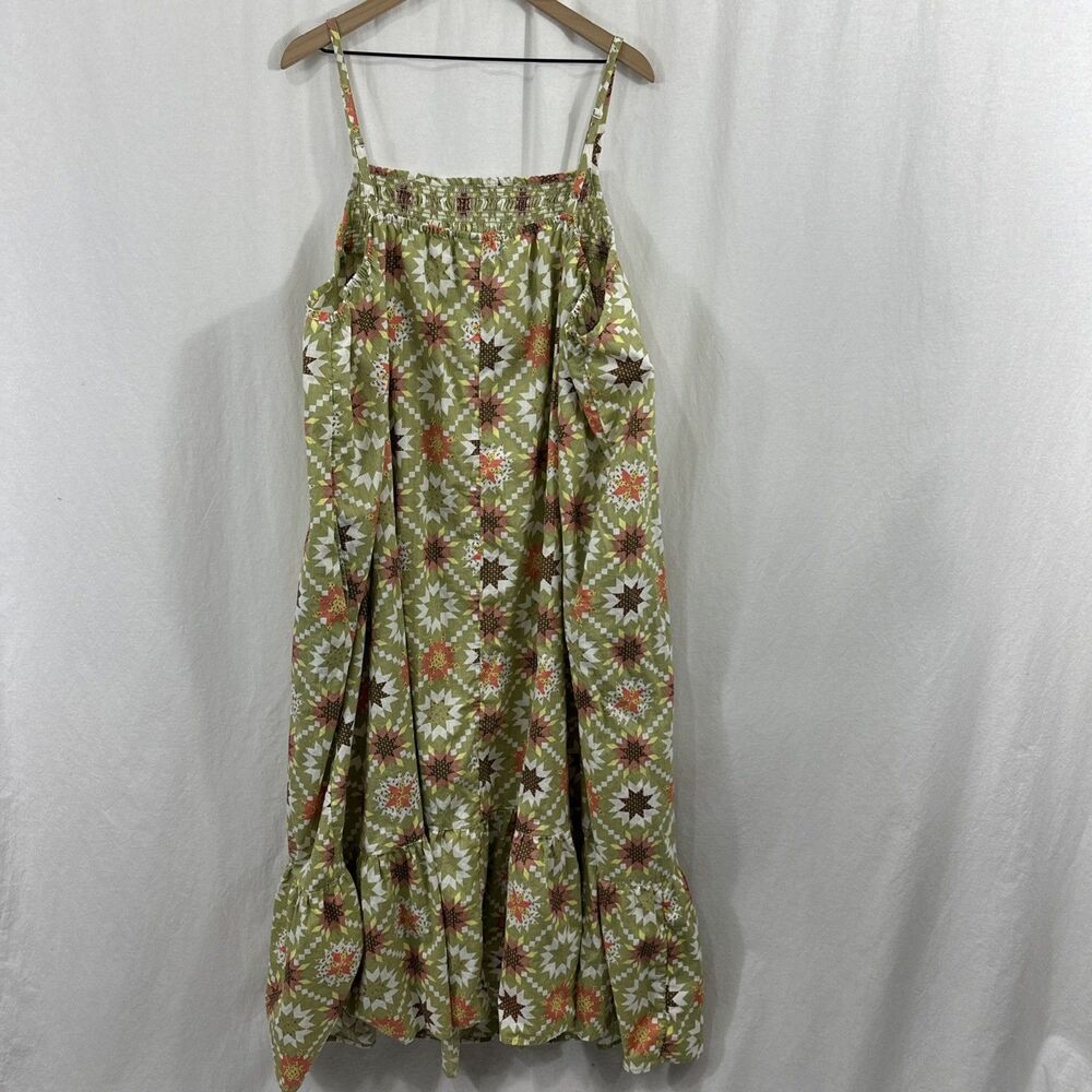 Universal Thread Green Patchwork Boho Grannycore … - image 2